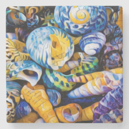 Porta-copo De Pedra Porta copos "Diversidade"