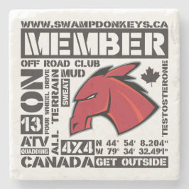 Porta-copo De Pedra Porta copos do asno