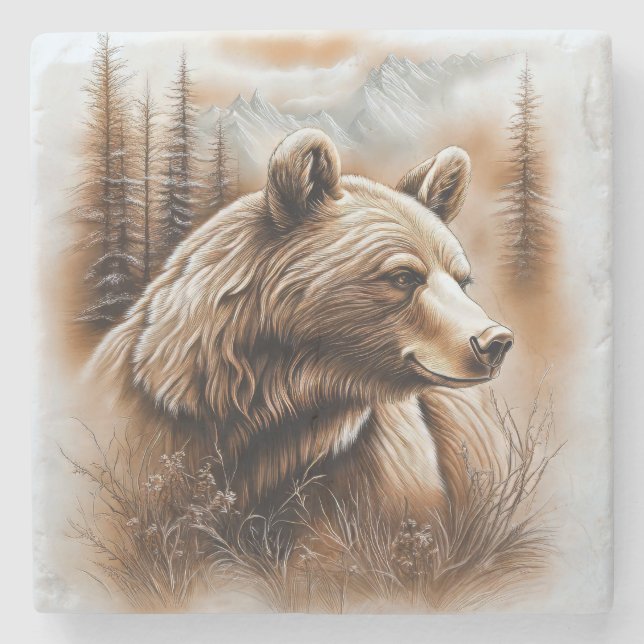 Porta-copo De Pedra Porta copos do carrinho (Frente)