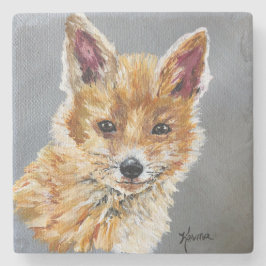 Porta-copo De Pedra Porta copos do Fox