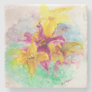 Porta-copo De Pedra Porta copos do lírio