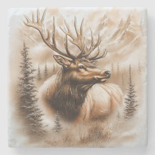 Porta-copo De Pedra Porta copos Elk Marble