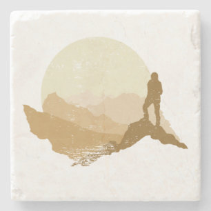 Porta-copo De Pedra Porta copos exterior do alpinismo da vida do amor