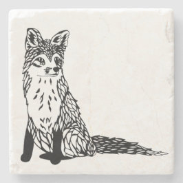 Porta-copo De Pedra Porta copos Foxy