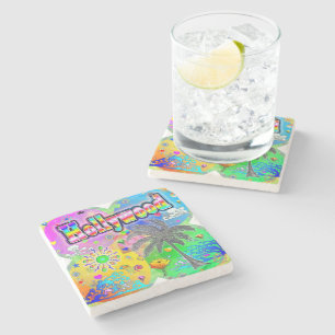 Porta-copo De Pedra Porta copos Hollywood Quadro Seasons