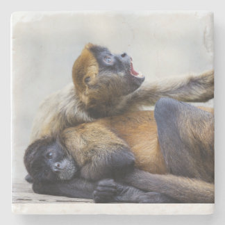 Porta-copo De Pedra Porta copos macaco