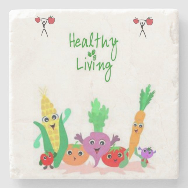 Porta-copo De Pedra Porta copos Marble Stone (Frente)