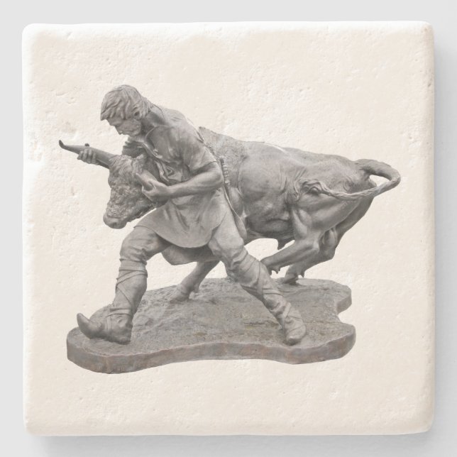 Porta-copo De Pedra Porta copos Marble Stone (Frente)