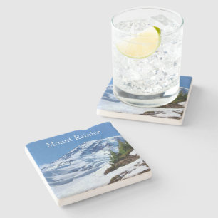 Porta-copo De Pedra Porta copos Mt. Rainier Stone