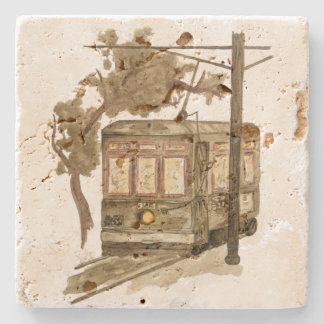 Porta-copo De Pedra Porta copos NOLA Streetcar