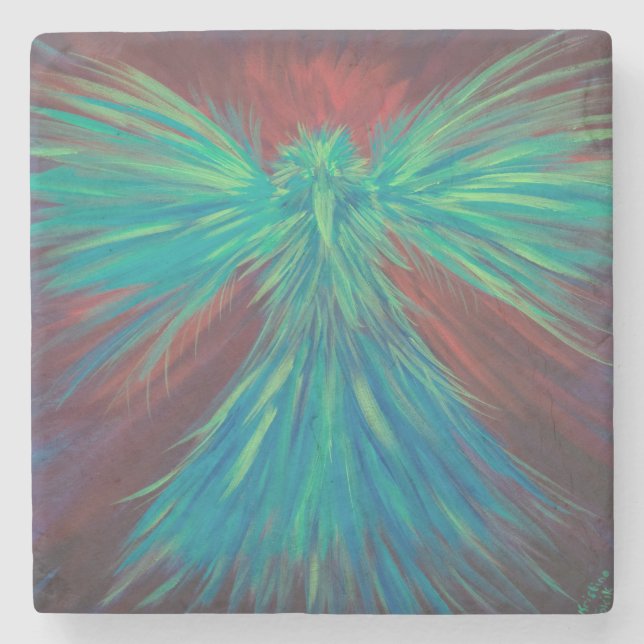 Porta-copo De Pedra Porta copos Phoenix (Frente)