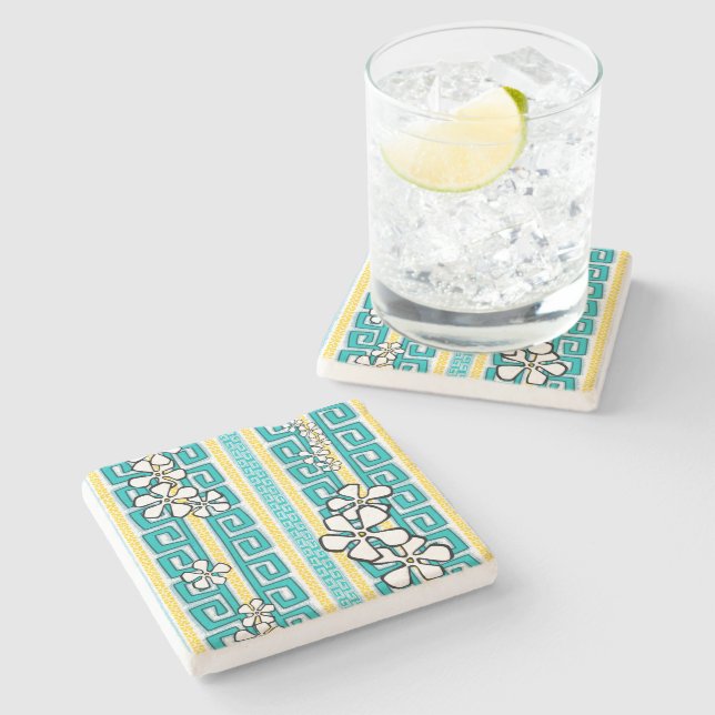 Porta-copo De Pedra Porta copos - praia ventoso (Lateral)