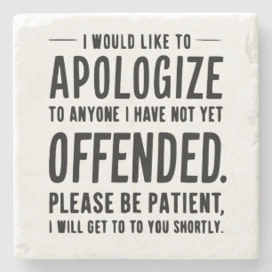 Porta-copo De Pedra porta copos sarcástica engraçada