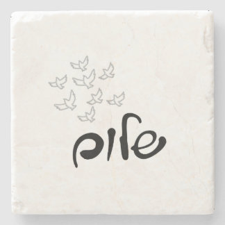 Porta-copo De Pedra Porta copos Shalom