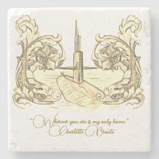 Porta-copo De Pedra Porta copos Submarina Stone