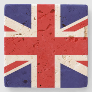 Porta-copo De Pedra Porta copos Union Jack Stone