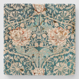 PORTA-COPO DE PEDRA PORTA-COPOS: WILLIAM MORRIS : HONEYSUCKLE