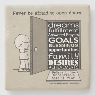 Porta-copo De Pedra Portas abertas