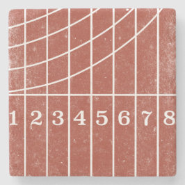 Porta-copo De Pedra Portas copos de Estilo em Coloração Vermelha na Fa