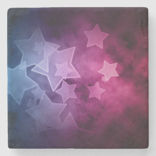 Porta-copo De Pedra Portas copos de Pedra das Estrelas do Bokeh