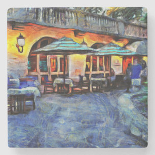 Porta-copo De Pedra Portas copos de pedra de San Antonio Riverwalk