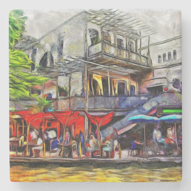 Porta-copo De Pedra Portas copos de San Antonio (Frente)