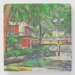 Porta-copo De Pedra Portas copos de San Antonio Riverwalk