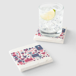 Porta-copo De Pedra Portavasos 4 de Julio