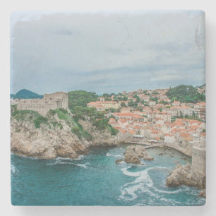 Porta-copo De Pedra Porto de Dubrovnik e centro urbano