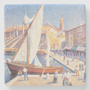 Porta-copo De Pedra Porto de Santo-Tropez (Sul de França)