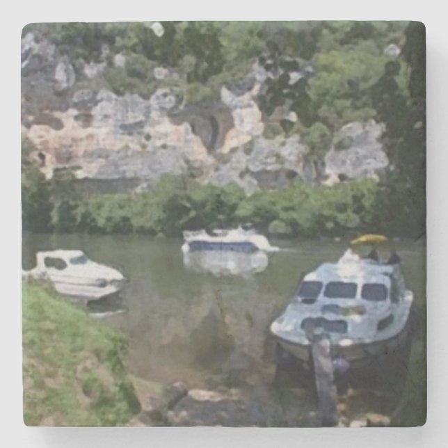 Porta-copo De Pedra Posavaso canal (Frente)