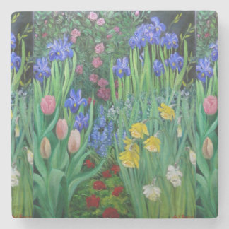 Porta-copo De Pedra posavasos de cerámica con jardines y flores