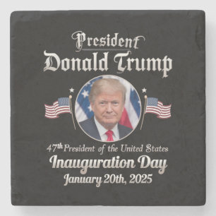 Porta-copo De Pedra Posse presidencial de Trump em 2025 47º Presidente