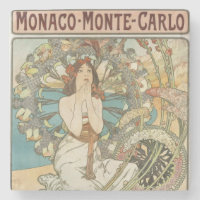 Poster de Vintage Mont-Carlo por Alphonse Mucha