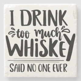 Porta-copo De Pedra Pousa-copos engraçados, Pousa-copos de Whiskey