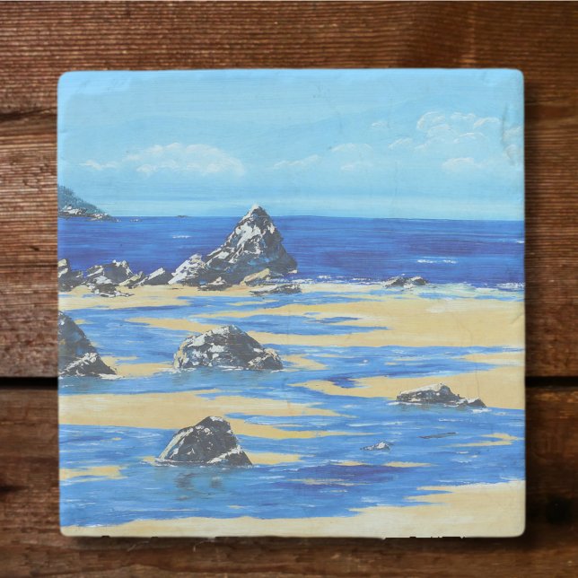 Porta-copo De Pedra Praia (Criador carregado)