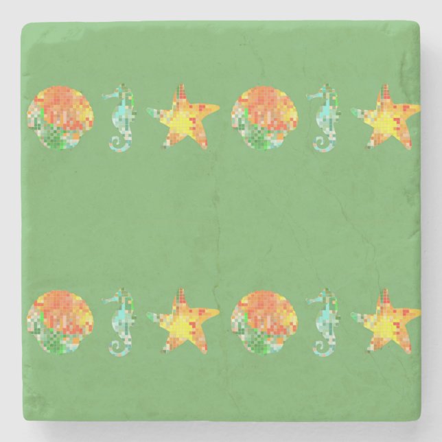 Porta-copo De Pedra Praia Fresca (Frente)