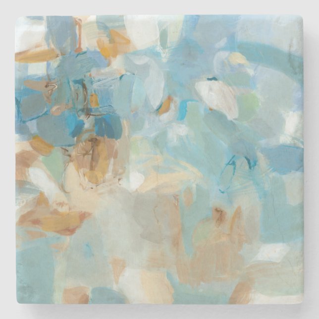 Porta-copo De Pedra Praia Sparkle (Frente)