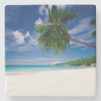 Porta-copo De Pedra Praia tropical | Seychelles