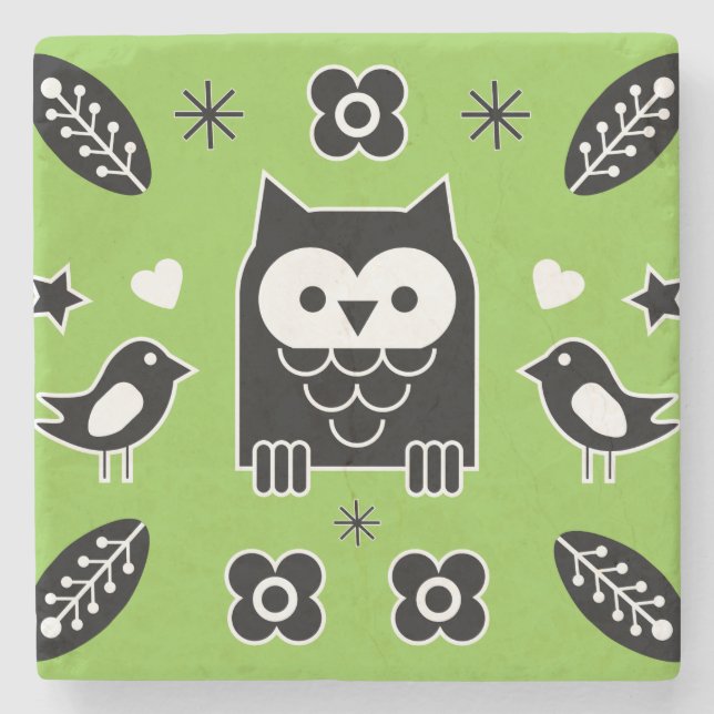 Porta-copo De Pedra Presente de Arte Folclórica do Cavalo Nórdico (Frente)