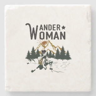 Porta-copo De Pedra Presente de Camper Wander Woman Birthday