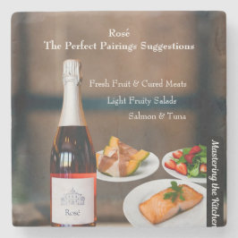 Porta-copo De Pedra Presente de Cozinha para Amante de Vinho Rosé/Parc