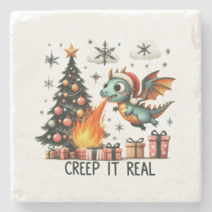 Porta-copo De Pedra Presente de Natal Faça Isso Realmente