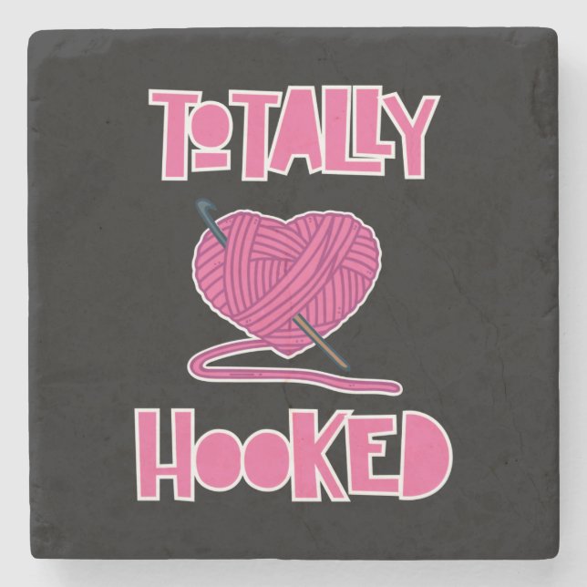 Porta-copo De Pedra Presentes para tricô de crochê (Frente)