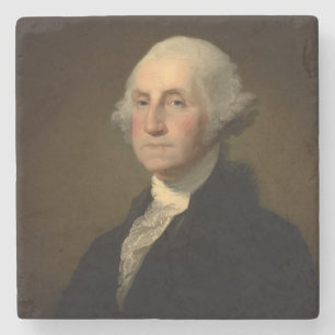 Porta-copo De Pedra Presidente americano George Washington, Stuart