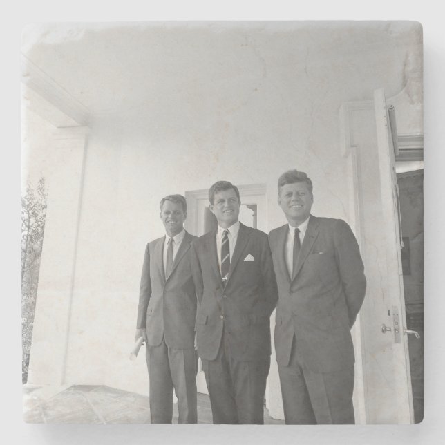 Porta-copo De Pedra Presidente John Kennedy & Brothers American Camelo (Frente)