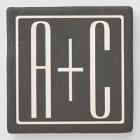 Preto & Branco | Iniciais de Casais