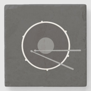 Porta-copo De Pedra Preto Moderno