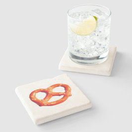 Porta-copo De Pedra Pretzel Knot Snacks Pretzels Porta copos Pedra