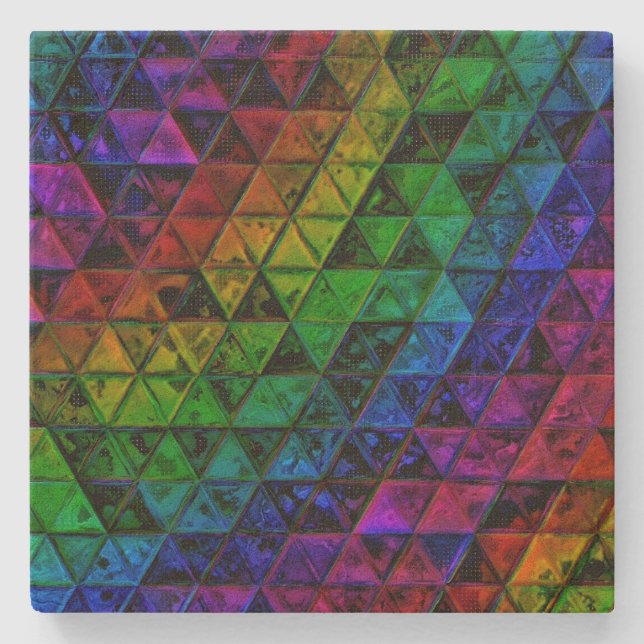 Porta-copo De Pedra Pride Glass (Frente)